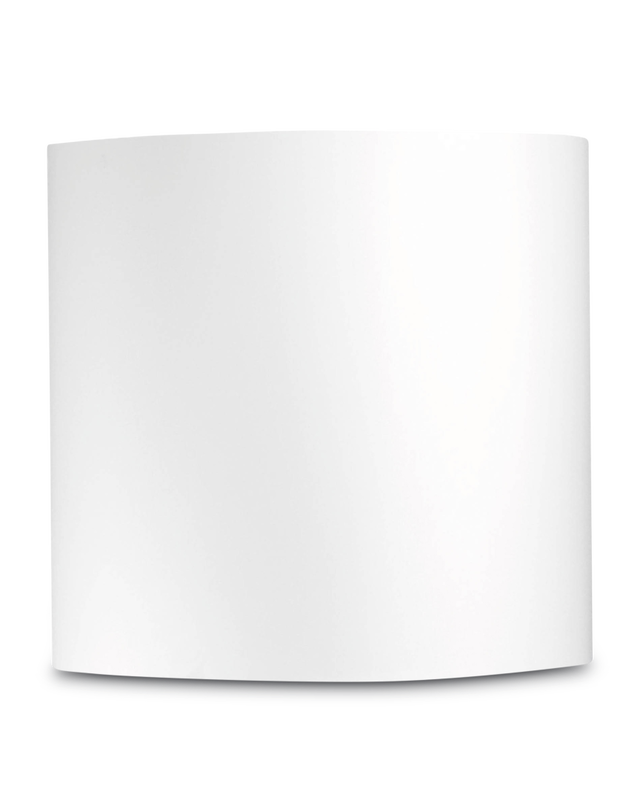 Lamp shade Ø55xH50cm satin white, White, large