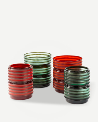 Glass Layer Vase - L
