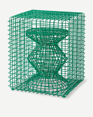 Wire Zig Zag Stool