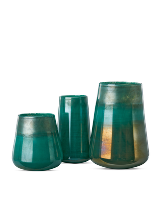 Vase Radium green L, Dark green, medium
