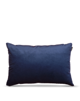 Cushion velvet gold 40x60, Dark blue, small