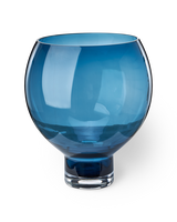 Vase Coupeball smoke, Dark blue, small