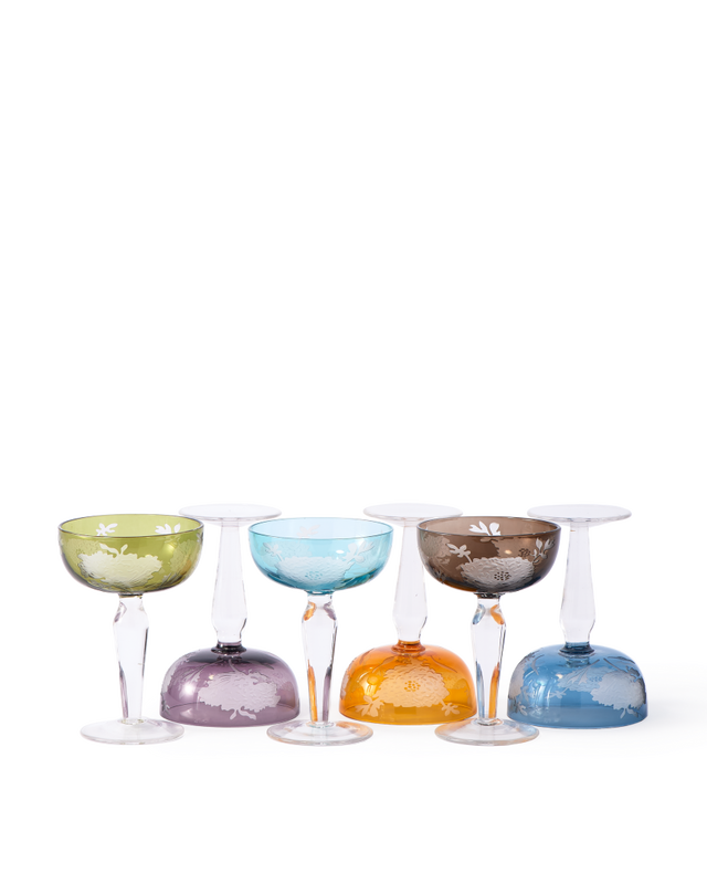 coupe peony multicolour set 6, Multi-colour, large