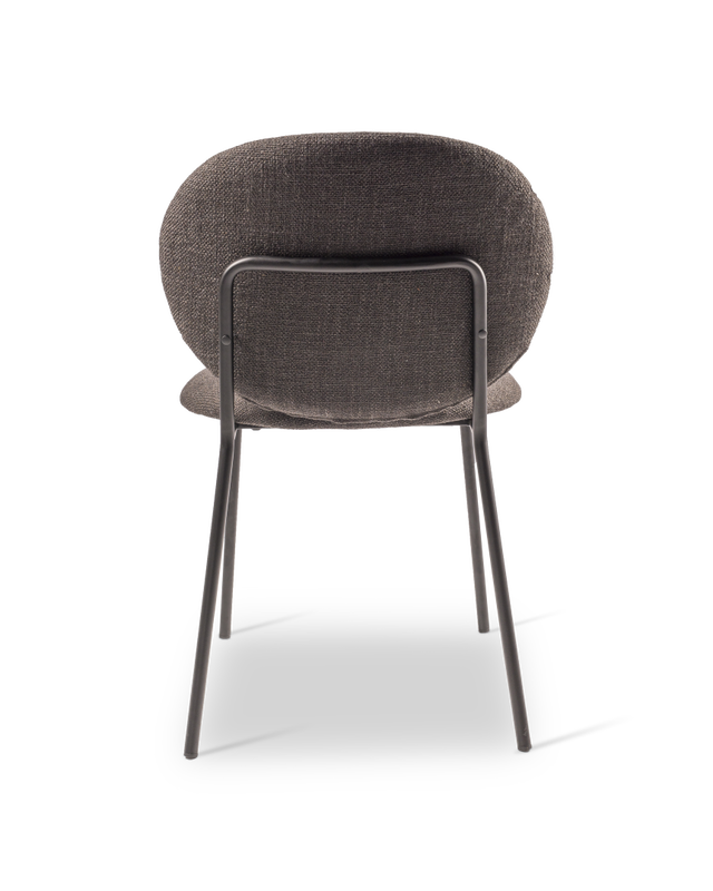 Chair Simply fabric smooth dk grey, Light grey, large