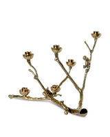Twiggy with squirrels gold, Gold, small