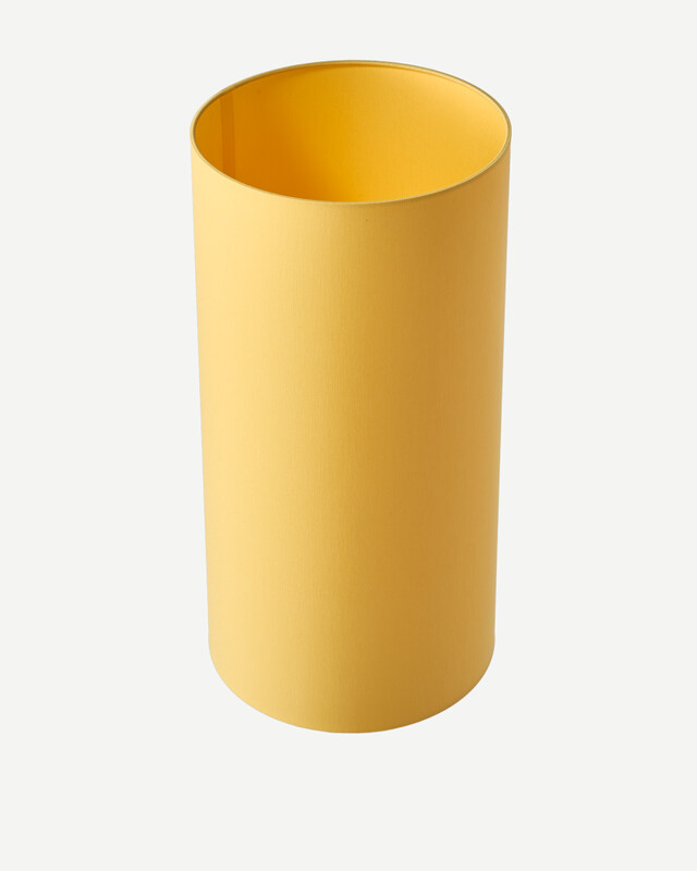 lamp shade Ø25xH50cm yellow, Yellow, pdp