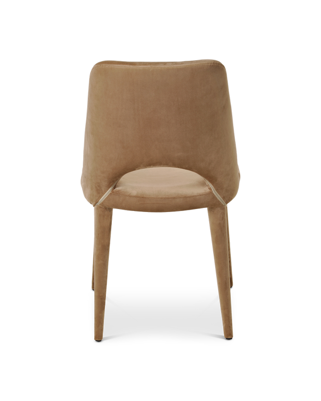 Chair Holy velvet beige, Beige, large