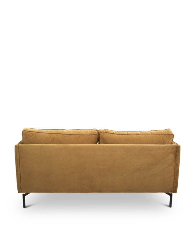 Sofa PPno.2 velvet brown, Gold, large