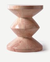 Zig Zag marble dk.green, Light pink, small