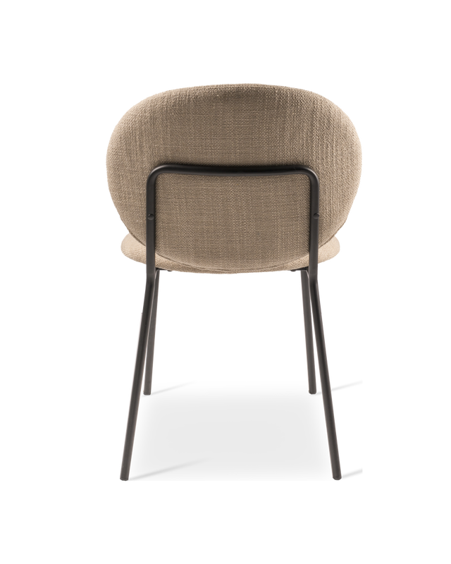 Chair Simply fabric smooth ochre, Beige, large