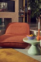 lounge chair puff mint, Orange, small