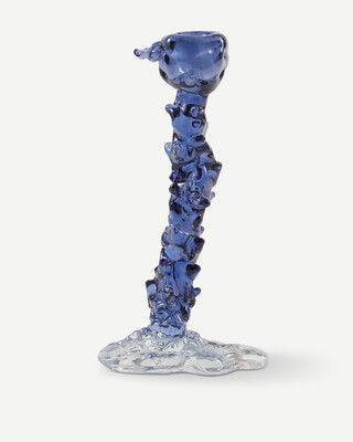 Glass Drip Candle Holder - L