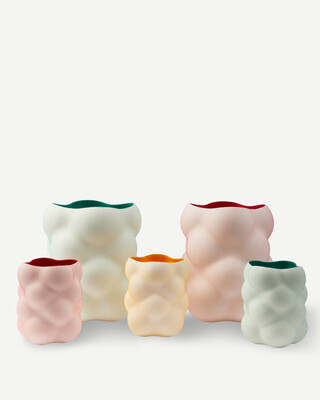 vase grape orange S, Orange, medium