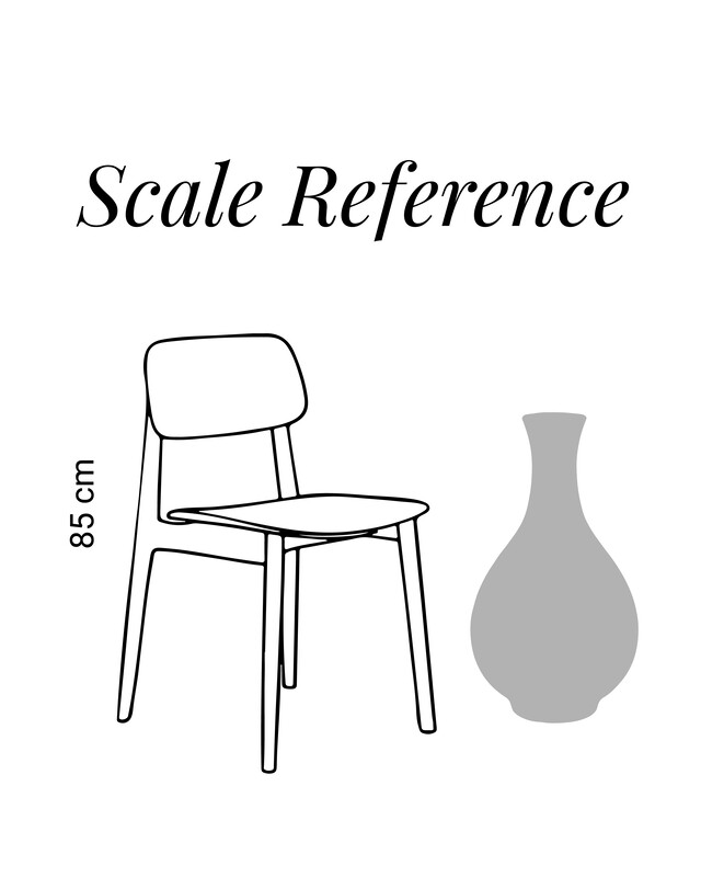 vase 3D birds orange, light blue, pdp