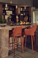 barstool holy pink, Orange, small