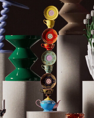 bowl grandpa S set 4, Multi-colour, medium