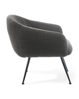 Chair Buddy fabric smooth dk grey, Light grey, small