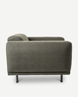 Fauteuil Teddy olive, Olive green, small