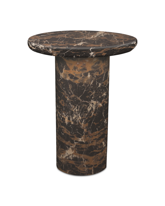 Side table Mob beige, Dark brown, large