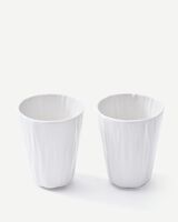 latte cups packed set 2, White, small