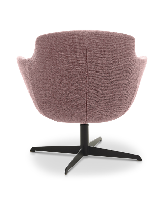 Swivel chair Spock beige, Light pink, large
