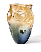 Vase collision amber L, Beige, small