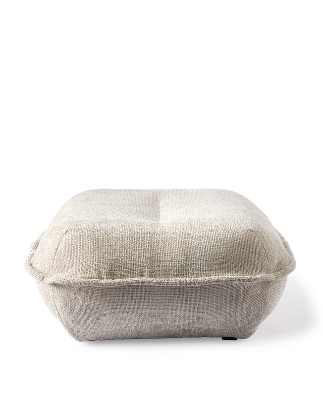 pouf puff green, White, large