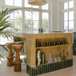 Bar Stool ball, Cognac, medium