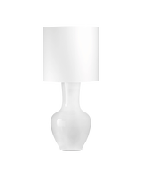 Lamp base ball body white L, White, small