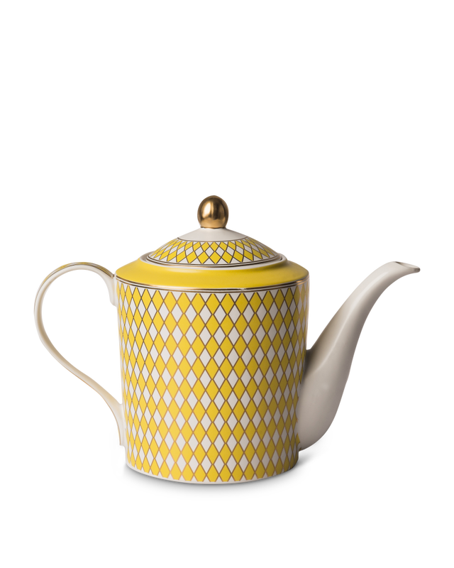 Teapot Chess yellow, Yellow, large