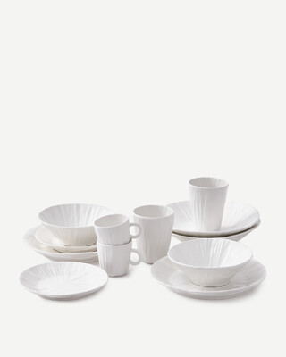 deep plate packed set 2, White, medium