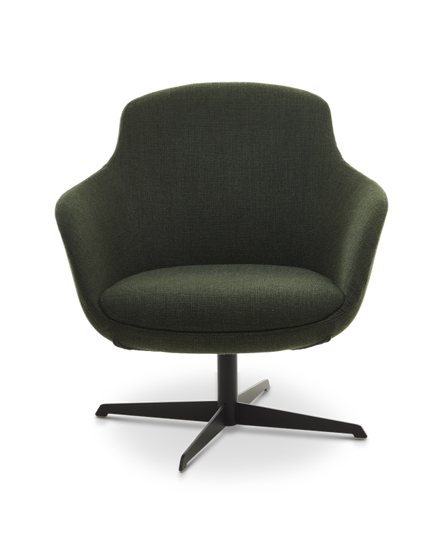 Swivel chair Spock pink, Dark green, large