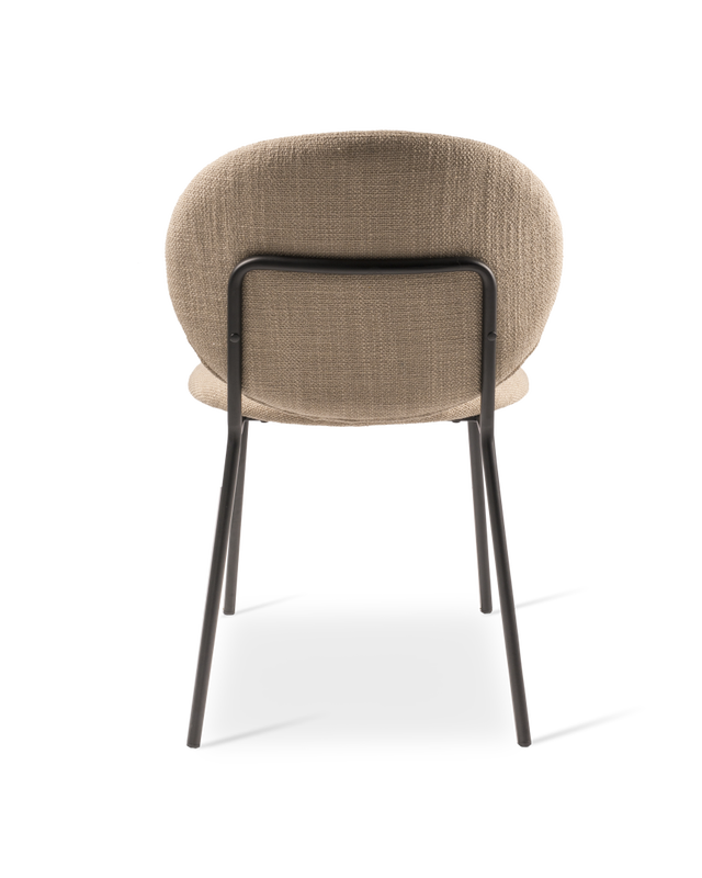 Chair Simply fabric smooth ochre, Beige, large