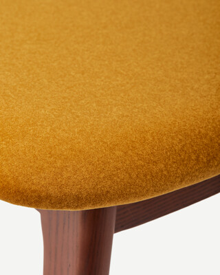 dining chair happy days soft yellow (FSC 100% certified), Yellow, medium