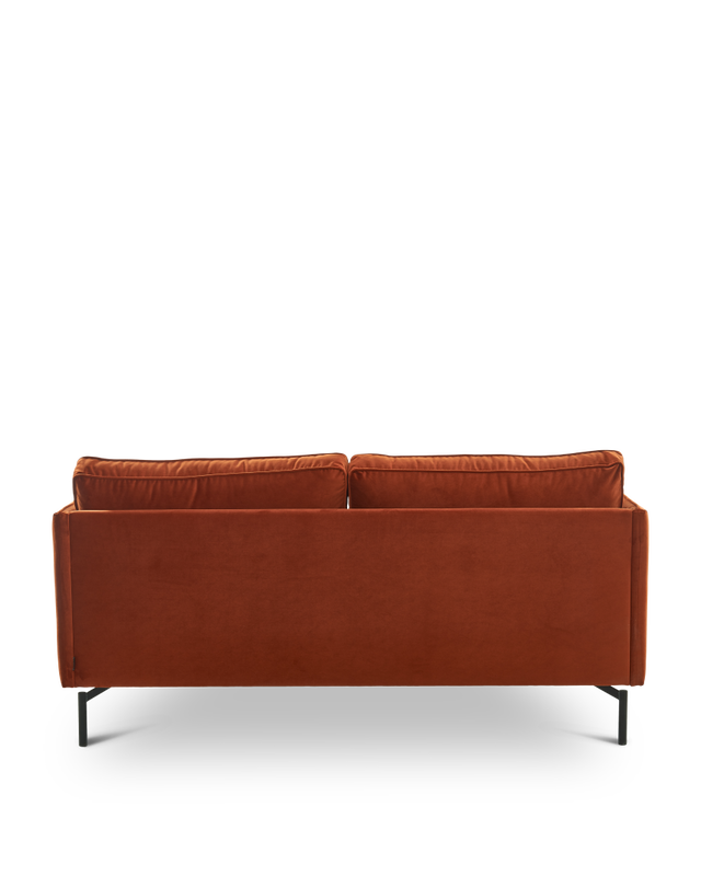 Sofa PPno.2 velvet brown, Rust red, large