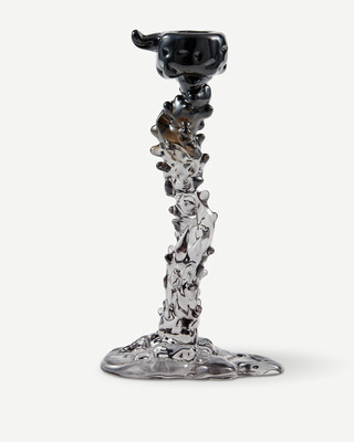 Glass Drip Candle Holder - L