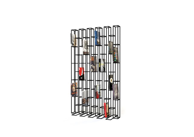 Book shelf bricks standing, Black, pdp