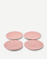 plates koa pink L set 4, light pink, small