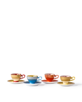 Espresso set Grandma set 4, Multi-colour, small