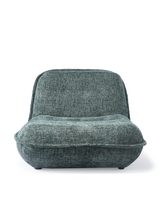 lounge chair puff green, Olive green, small
