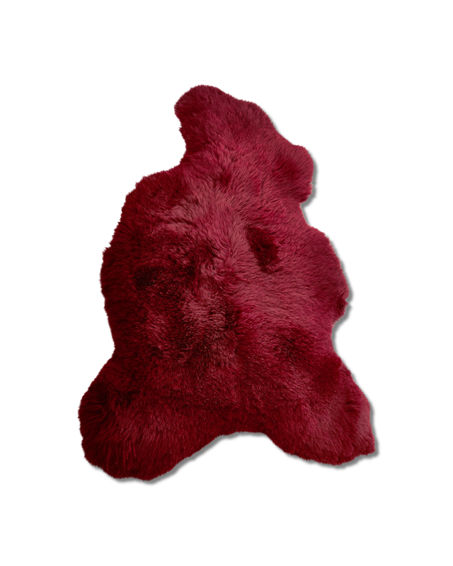 Lambskin bordo, Burgundy red, large