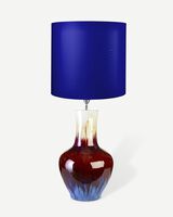 Lamp base Crazy purple/red, Multi-colour, small