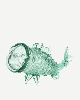 Jar fish green, Transparant, medium