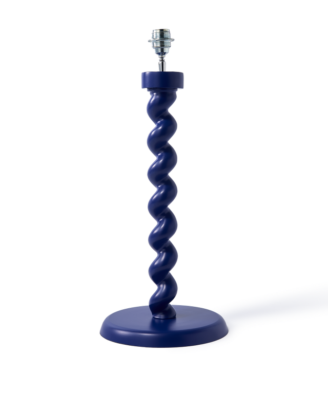 lamp base twister pink, Dark blue, large