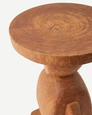 side table figure, Cognac, medium