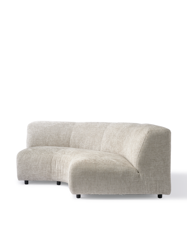 sofa a-round-u 1/4 circle rust, White, large