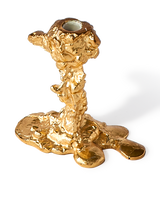 Drip candle holder S, Gold, small