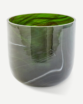 Marbled Glass Vase - S