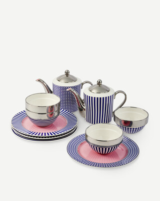 bowl aunty set 4, Dark blue, medium