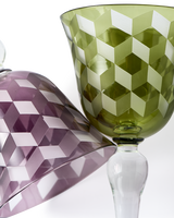 Wine glass blocks multicolour set 6, Multi-colour, small